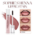 Sophie’s Henna Lippie Stain - Tattoo-Like, Waterproof, Transfer-Proof, No-Fade Peel Off Lip Stain